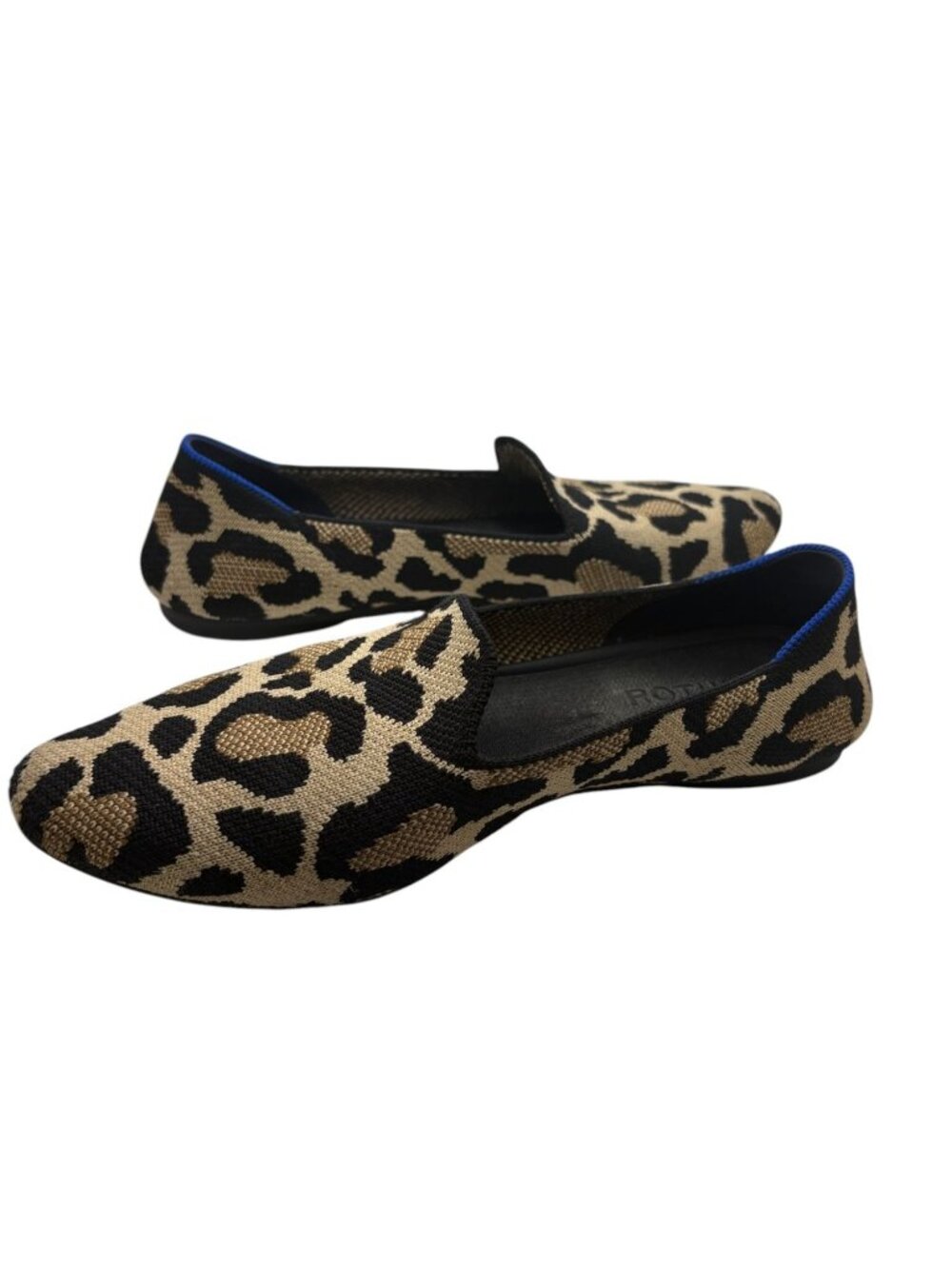 Rothys Women's Almond Loafers Leopard Print Flat Size 7.5 - Picture 3 of 5